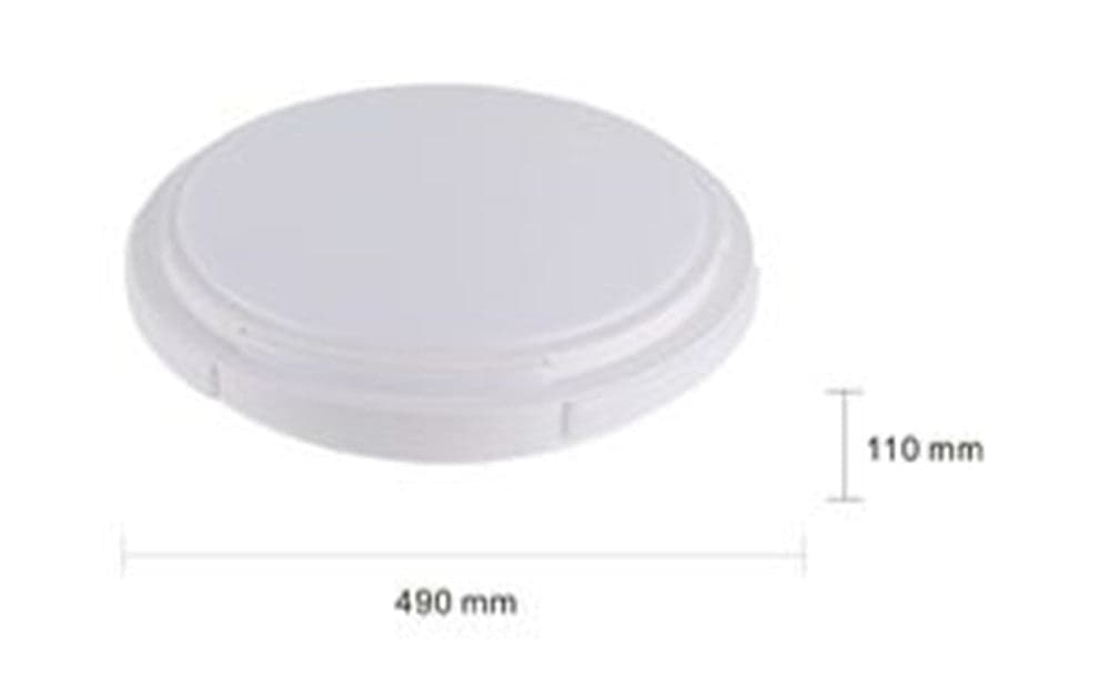 PLAFONIERA DA SOFFITTO INTERNO 60W ROTONDO SPORGENTE LUCE FREDDA FST-50A62691 49CM in Plafoniere Trade Shop italia - Napoli, commercioVirtuoso.it