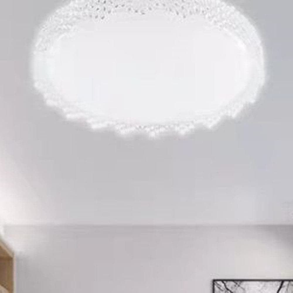 PLAFONIERA DA SOFFITTO INTERNO 60W BORDO SEGHETTATO LUCE FREDDA FST-50A66404 49CM in Plafoniere Trade Shop italia - Napoli, commercioVirtuoso.it