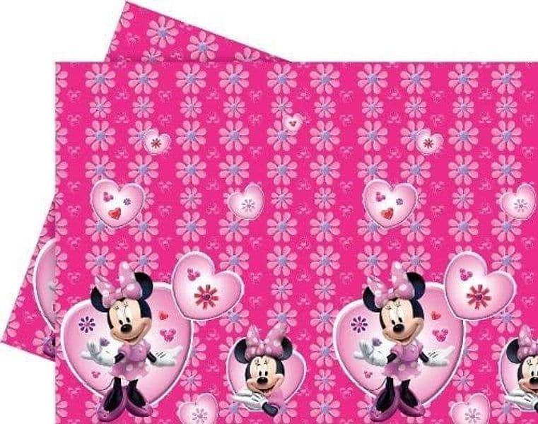 1 TOVAGLIA IN PLASTICA TEMA MINNIE 120x180 CM