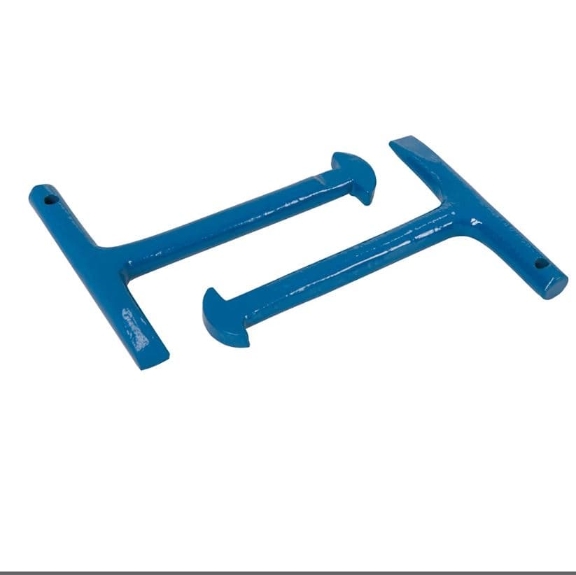 Chiave per apertura tombini Silverline set da 2 pz in acciaio 125 mm Silverline
