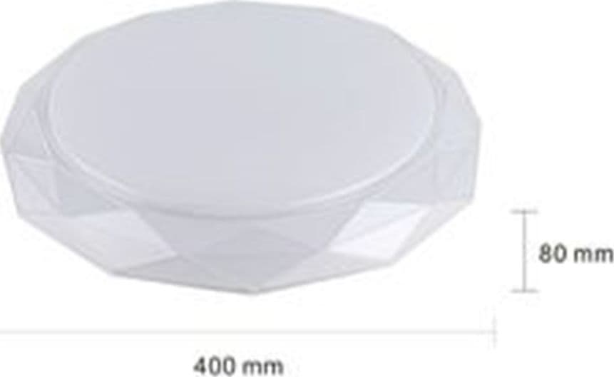 PLAFONIERA DA SOFFITTO 45W DESIGN DIAMANTE TAGLIATO LUCE FREDDA FST-40A26844 40CM in Plafoniere Trade Shop italia - Napoli, commercioVirtuoso.it