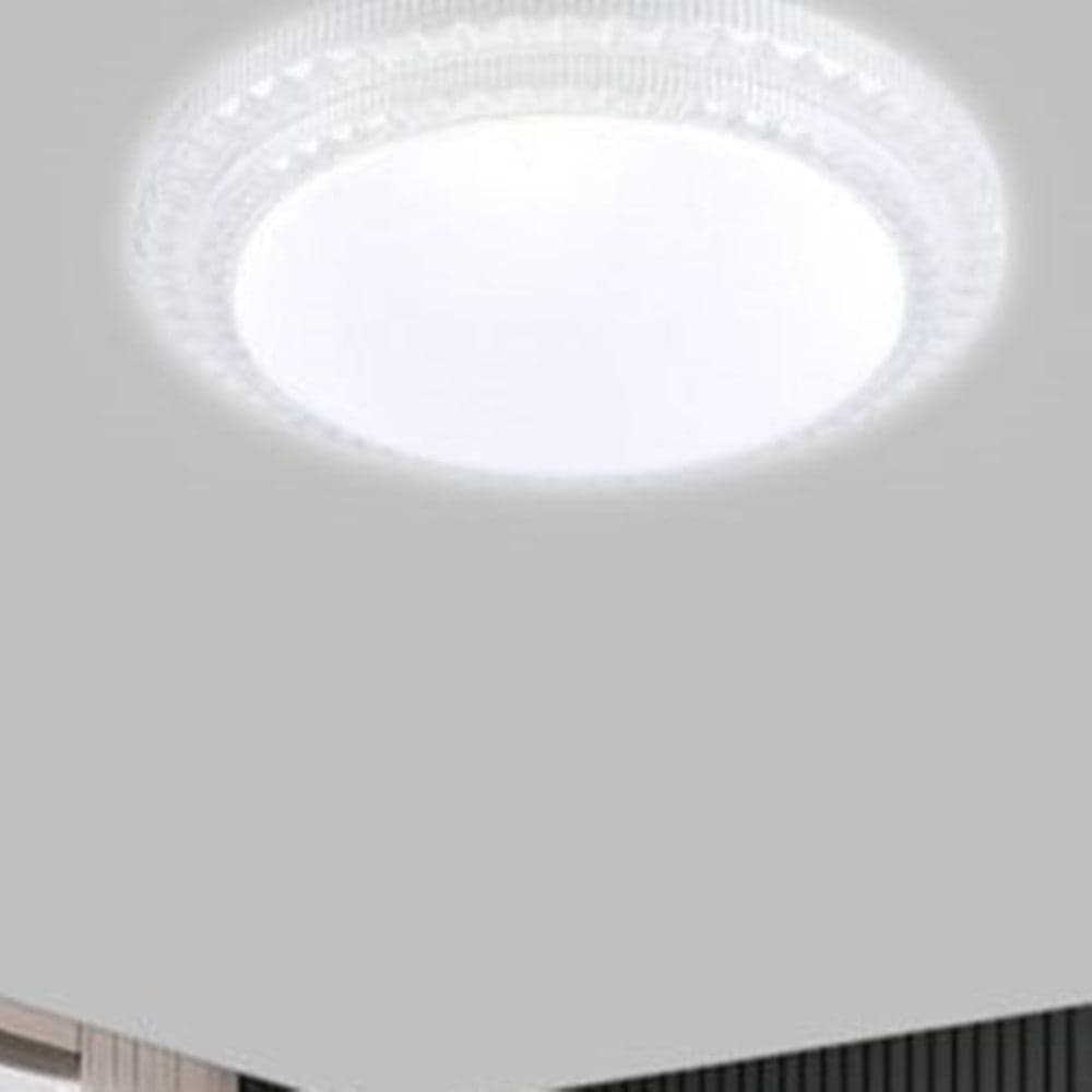 PLAFONIERA DA SOFFITTO 60W CERCHIO A STRATI DECORATO LUCE FREDDA FST-50A16287 49CM in Plafoniere Trade Shop italia - Napoli, commercioVirtuoso.it