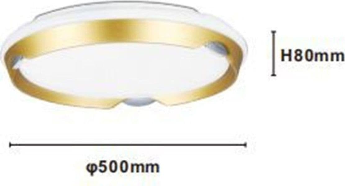 PLAFONIERA LED ROTONDA DA SOFFITTO CERCHIO ORO BIANCO 60W LUCE FREDDA 6500K 69730 in Plafoniere Trade Shop italia - Napoli, commercioVirtuoso.it