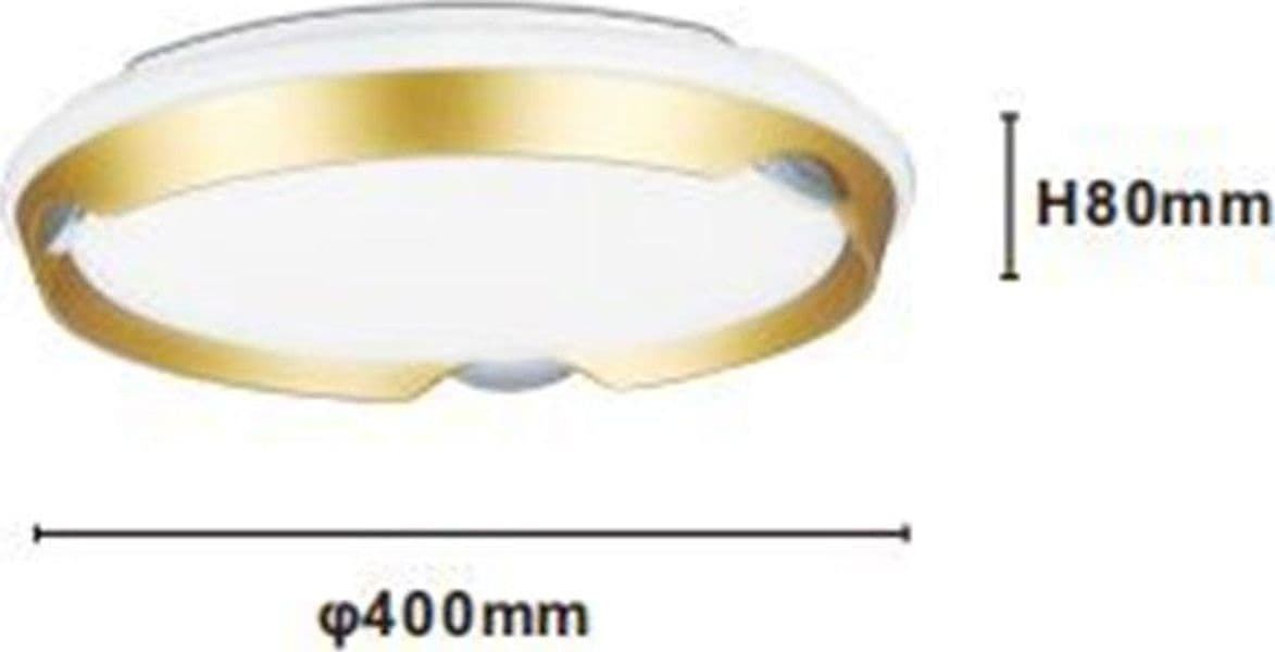 PLAFONIERA LED ROTONDA DA SOFFITTO CERCHIO ORO BIANCO 45W LUCE FREDDA 6500K 71701 in Plafoniere Trade Shop italia - Napoli, commercioVirtuoso.it