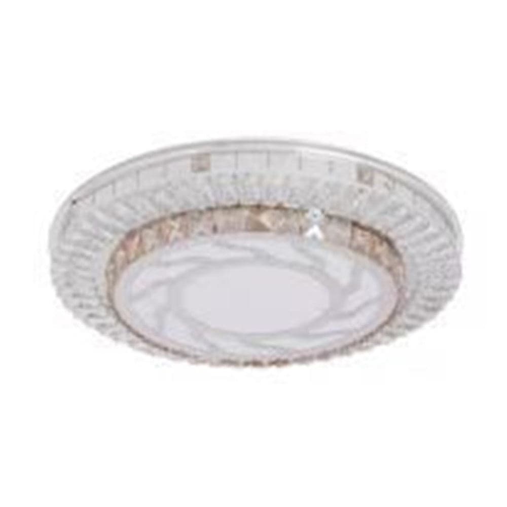 PLAFONIERA SOFFITTO 45W Ø40CM LED DESIGN A STRATI CRISTALLI VORTICE LUCE FREDDA 04067 in Plafoniere Trade Shop italia - Napoli, commercioVirtuoso.it
