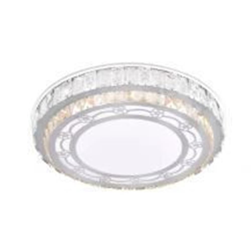 PLAFONIERA SOFFITTO 60W Ø50CM LED TONDO A STRATI CON CRISTALLI FLOREALE LUCE FREDDA 13675 in Plafoniere Trade Shop italia - Napoli, commercioVirtuoso.it