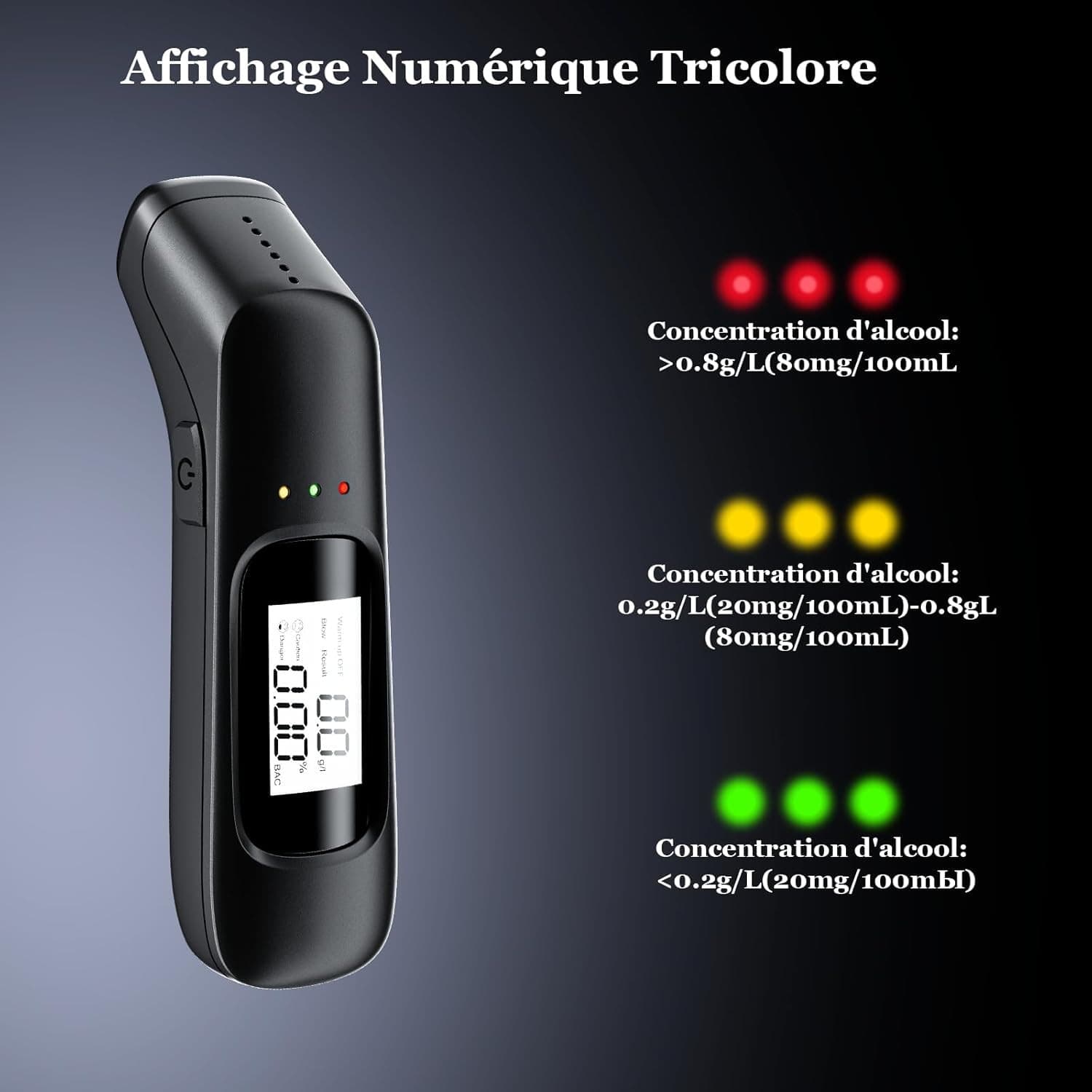 ALCOL TEST PORTATILE ETILOMETRO DISPLAY MISURATORE GRADO ALCOOL ALTA PRECISIONE in Etilometri Trade Shop italia - Napoli, commercioVirtuoso.it