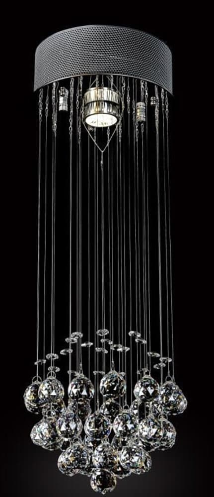 LAMPADARIO CON CRISTALLI GOCCIA DA SOFFITTO LAMPADA GU10 PENDENTE SOSPENSIONE 90620 in Lampadari Trade Shop italia - Napoli, commercioVirtuoso.it