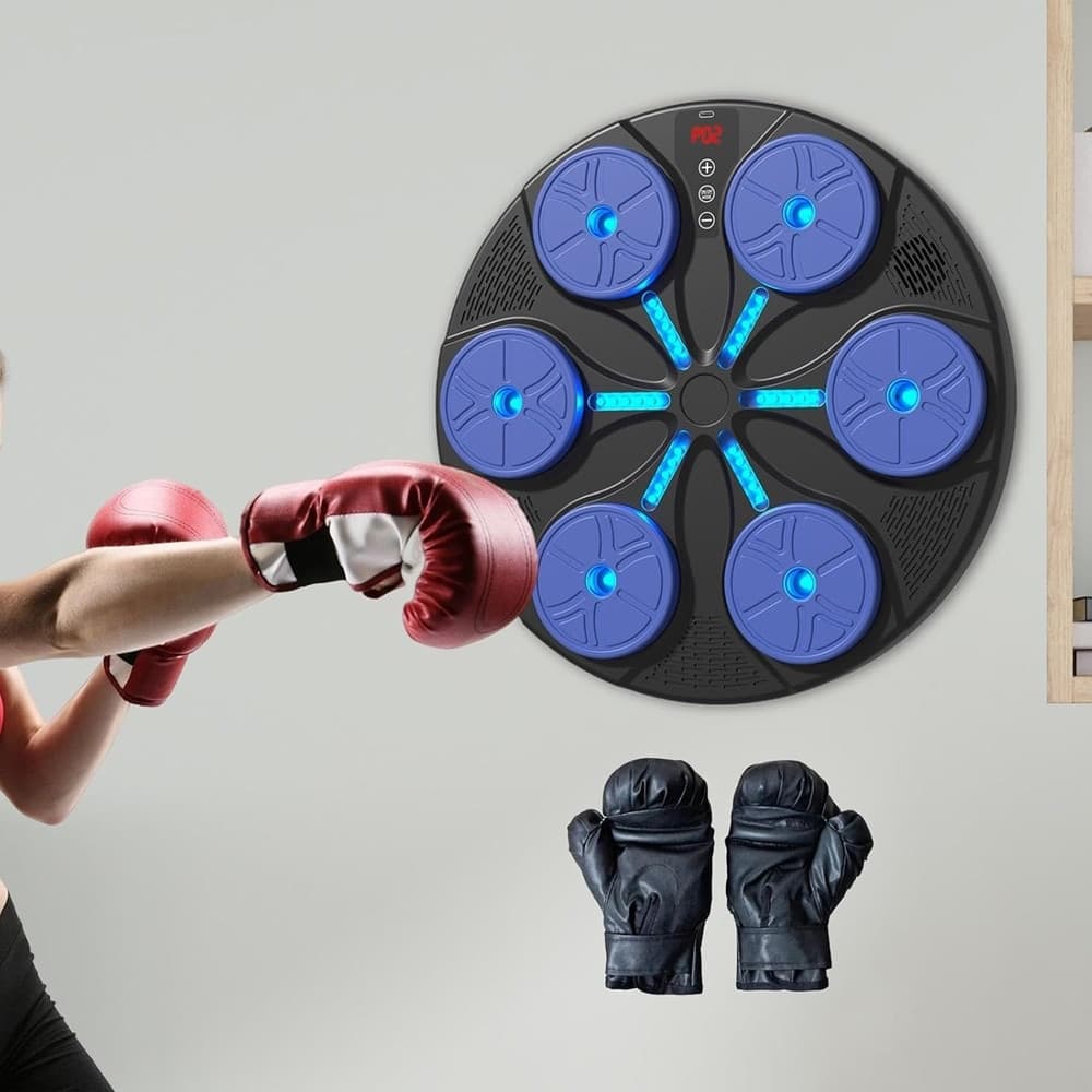 MACCHINA DA BOXE MUSICALE DA PARETE KICKBOXING ESERCIZIO ATTREZZATURA DA ALLENAMENTO in Set da palestra Trade Shop italia - Napoli, commercioVirtuoso.it