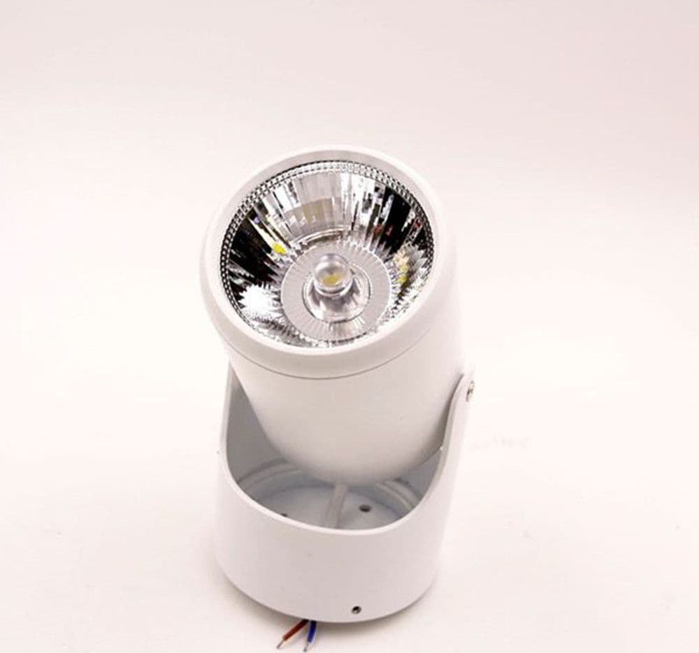 FARETTO ORIENTABILE TRACK SPOTLIGHT 7W BIANCO SUPPORTO MURO SOFFITTO LUCE 6000K 86104 in Faretti da soffitto Trade Shop italia - Napoli, commercioVirtuoso.it