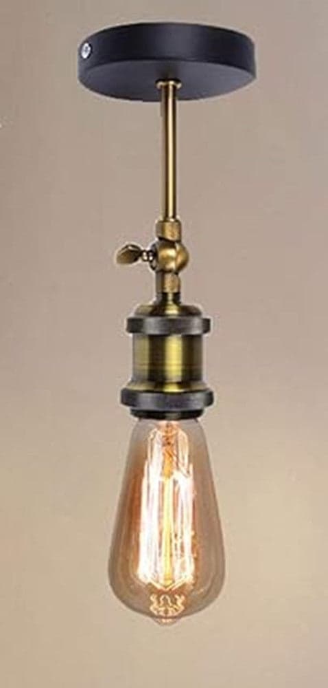 APPLIQUE DA PARETE LAMPADA VINTAGE INDUSTRIALE LUCE REGOLABILE PORTALAMPADA E27 13868 in Applique Trade Shop italia - Napoli, commercioVirtuoso.it