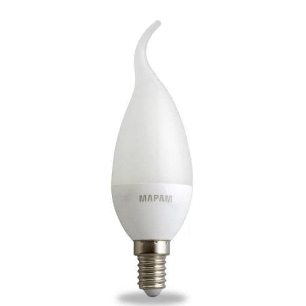 LAMPADINA LED A CANDELA OPACA E14 5 WATT LUCE NATURALE 4500K ALTA QUALITÀ 00401 - 2