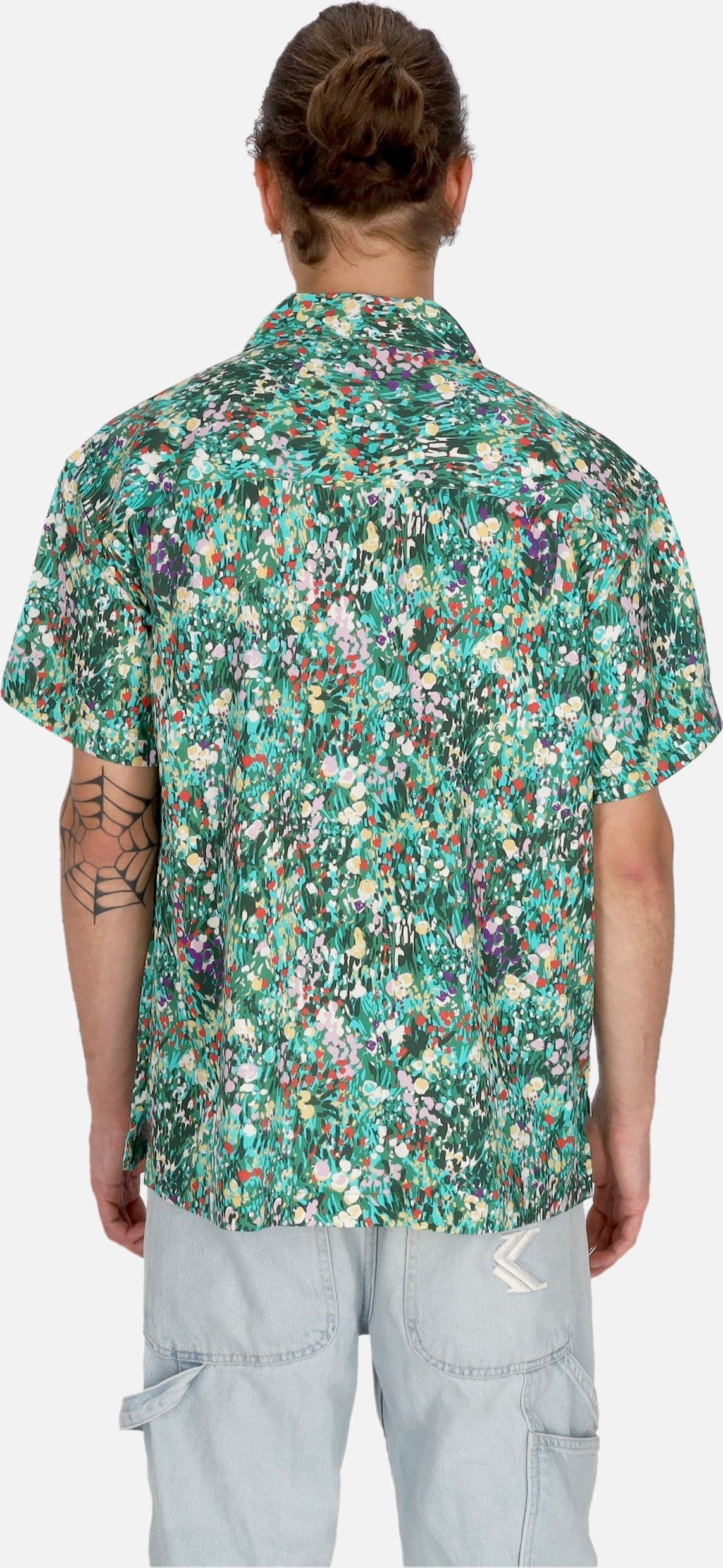 OBEY Camicia Manica Corta Uomo the Garden Woven Shirt Fairway Multi da uomo in Camicie casual Drestige - Casamassima, commercioVirtuoso.it