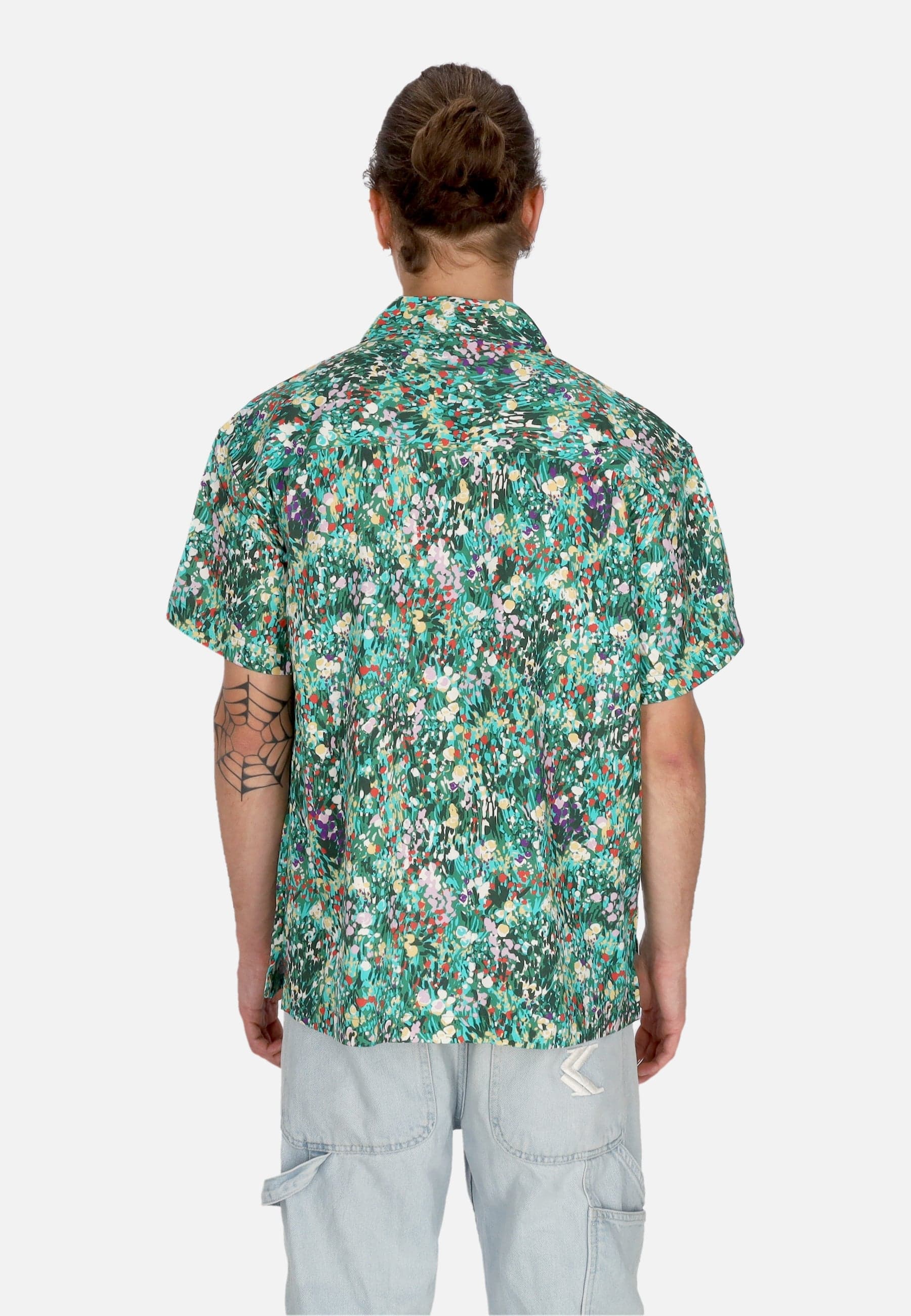 OBEY Camicia Manica Corta Uomo the Garden Woven Shirt Fairway Multi da uomo in Camicie casual Drestige - Casamassima, commercioVirtuoso.it