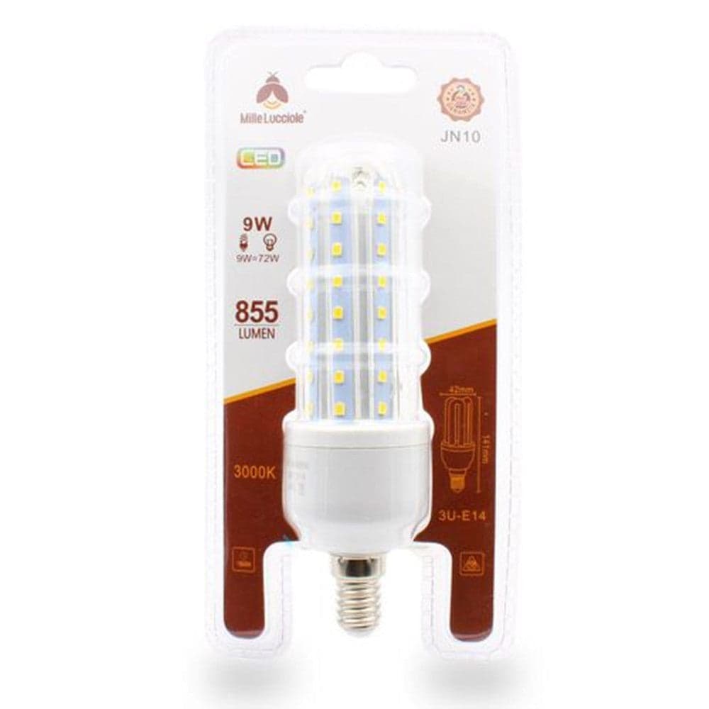 LAMPADINA LED E14 9W 3U JN10 LUCE TUBOLARE TUBO LINEARE LUCE CALDA 3000K 855LM 87187 in Lampadine a LED Trade Shop italia - Napoli, commercioVirtuoso.it