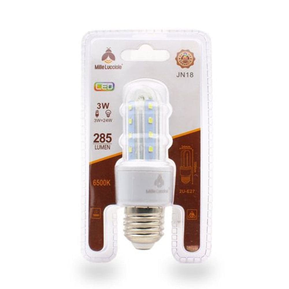 LAMPADINA LED JN18 ATTACCO E27 3W 2U LUCE FREDDA 6500K TUBOLARE LINEARE 285LM 87262 in Lampadine a LED Trade Shop italia - Napoli, commercioVirtuoso.it