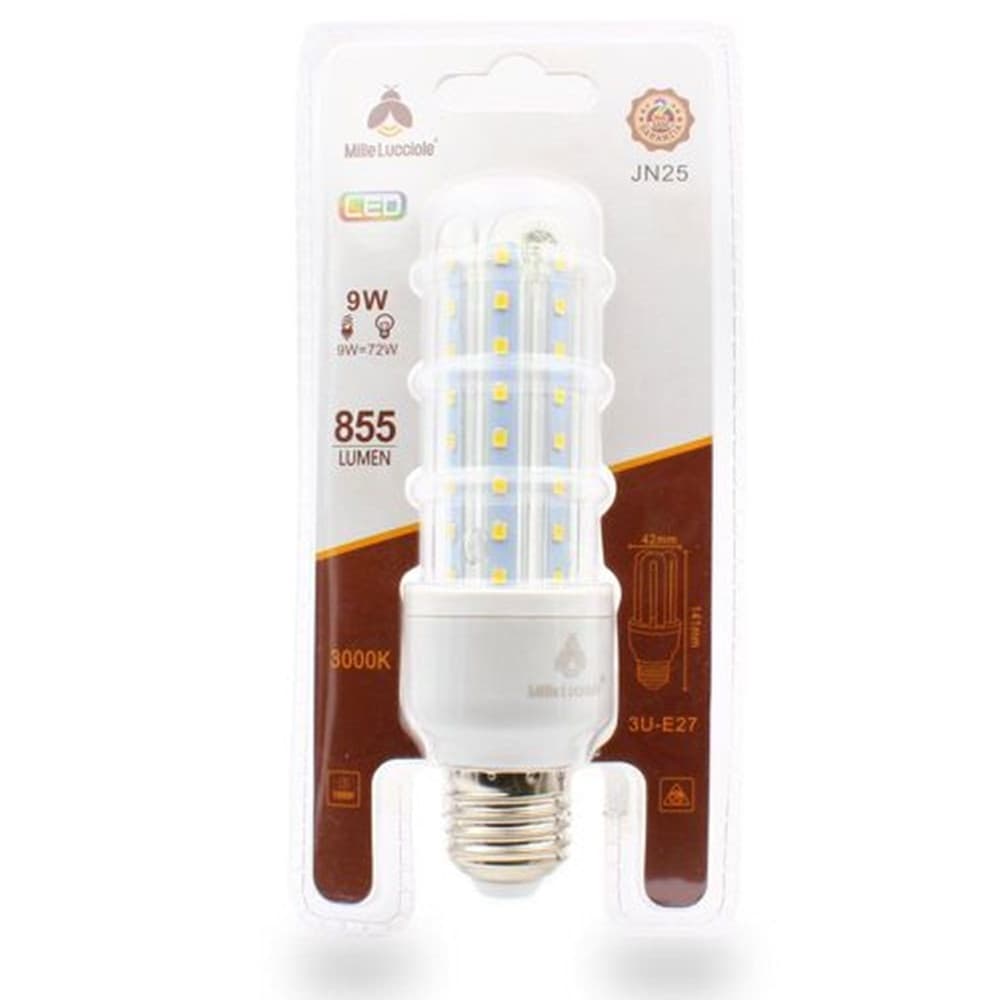 LAMPADINA LED JN25 ATTACCO E27 9W 3U LUCE CALDA 3000K TUBOLARE LINEARE 855LM 87330 in Lampadine a LED Trade Shop italia - Napoli, commercioVirtuoso.it
