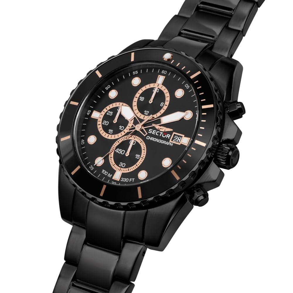 Sector 450 – Orologio Uomo Cronografo Acciaio Nero (R3273776005) in Orologi da polso Web Time Orologi - Milano, commercioVirtuoso.it