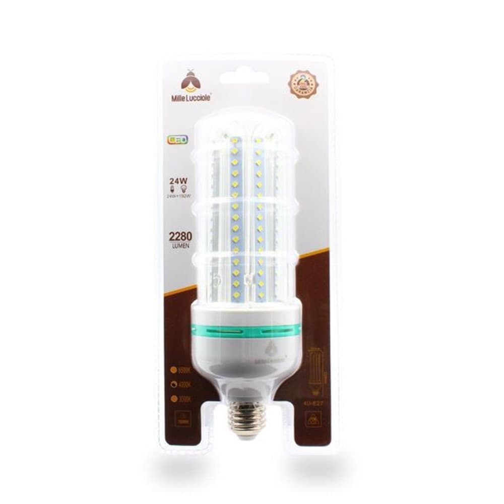 LAMPADINA LED E27 24W 4U 2280LM TUBOLARE TUBO LINEARE LUCE CALDA FREDDA NATURALE in Lampadine a LED Trade Shop italia - Napoli, commercioVirtuoso.it