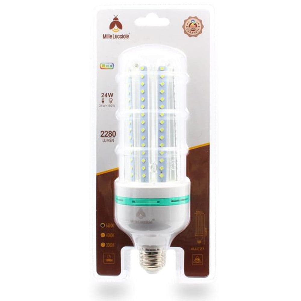 LAMPADINA LED E27 24W 4U 2280LM TUBOLARE TUBO LINEARE LUCE CALDA FREDDA NATURALE in Lampadine a LED Trade Shop italia - Napoli, commercioVirtuoso.it