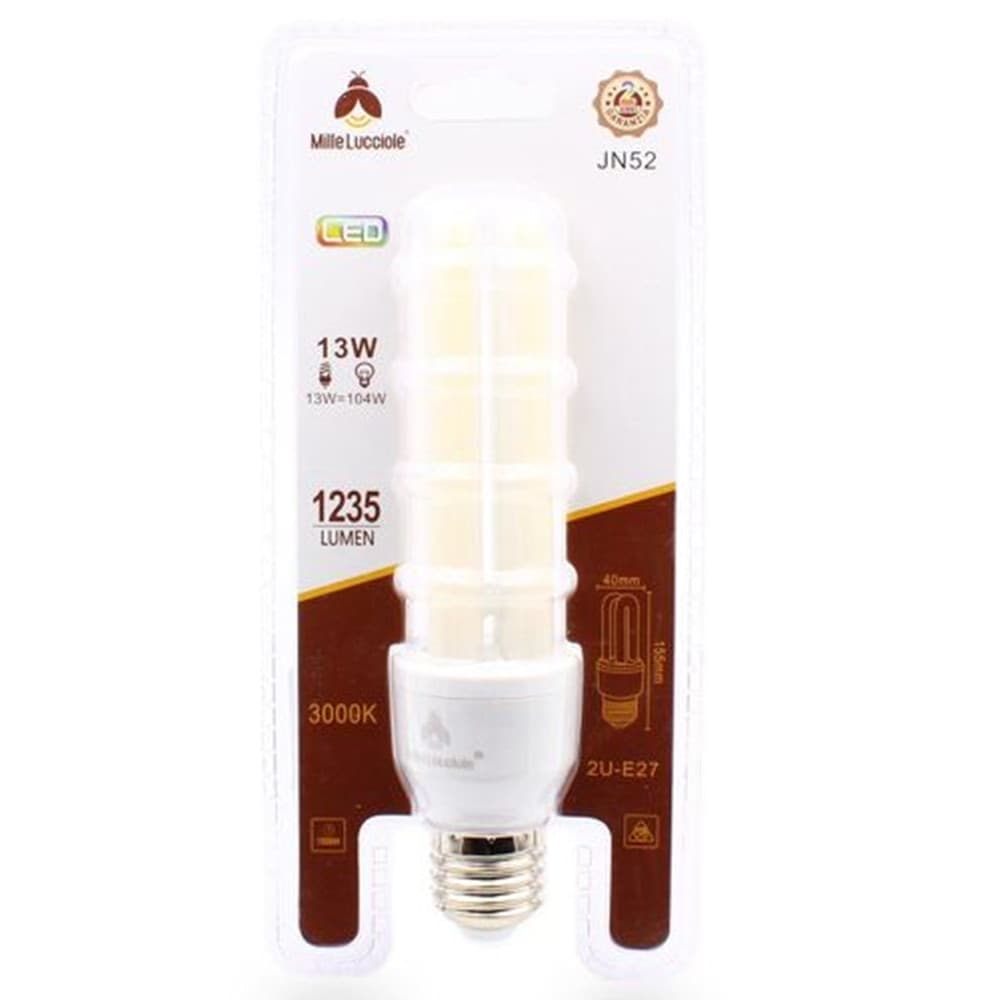LAMPADINA LED E27 13W 2U TUBOLARE OPACA LUCE CALDA 3000K NATURALE 4000K FREDDA 6500K in Lampadine a LED Trade Shop italia - Napoli, commercioVirtuoso.it