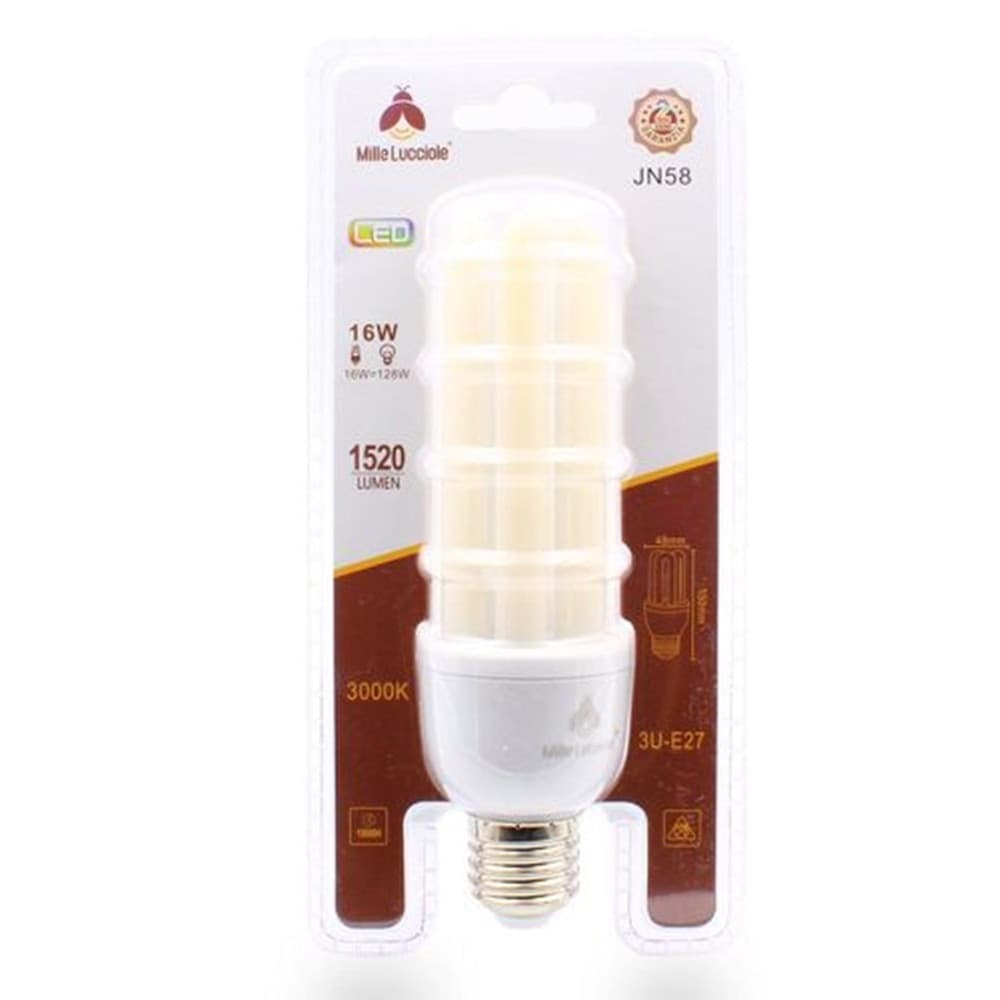 LAMPADINA LED E27 16 W 3U TUBOLARE OPACA 1520LM LUCE CALDA 3000K NATURALE 4000K in Lampadine a LED Trade Shop italia - Napoli, commercioVirtuoso.it