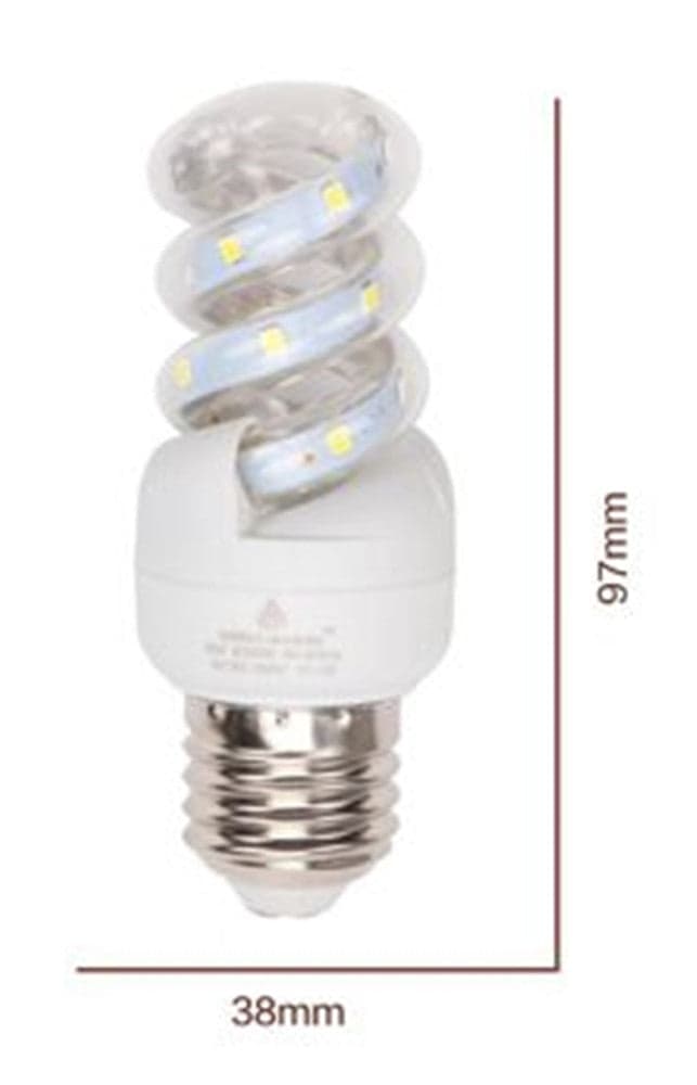 LAMPADINA LED E27 3 W 285LM TORTIGLIONE VORTICE SPIRALE LUCE FREDDA 6500K 91962 in Lampadine a LED Trade Shop italia - Napoli, commercioVirtuoso.it
