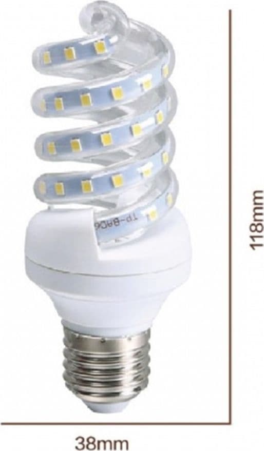 LAMPADINA LED E27 11W 1045LM TORTIGLIONE VORTICE SPIRALE LUCE FREDDA NATURALE CALDA in Lampadine a LED Trade Shop italia - Napoli, commercioVirtuoso.it