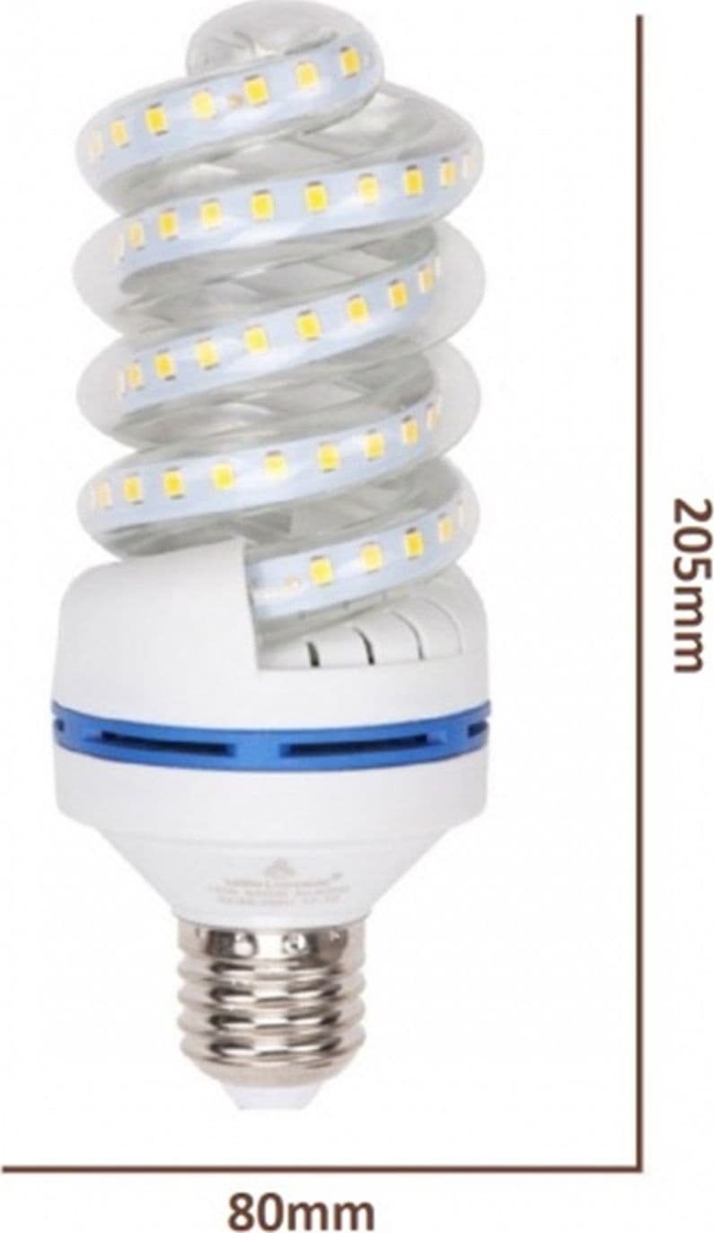 LAMPADINA LED E27 24W 2280LM TORTIGLIONE VORTICE SPIRALE LUCE NATURALE CALDA FREDDA in Lampadine a LED Trade Shop italia - Napoli, commercioVirtuoso.it