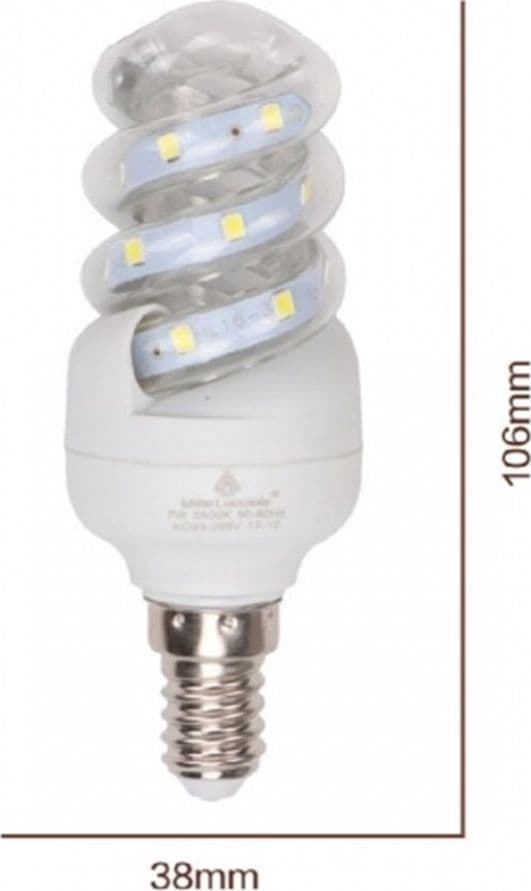 LAMPADINA LED 7 W E14 665LM SPIRALE LUCE CALDA 3000K NATURALE 4000K FREDDA 6500K in Lampadine a LED Trade Shop italia - Napoli, commercioVirtuoso.it