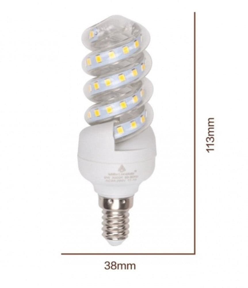 LAMPADINA LED 9W E14 855 LM SPIRALE LUCE CALDA 3000K NATURALE 4000K FREDDA 6500K in Lampadine a LED Trade Shop italia - Napoli, commercioVirtuoso.it