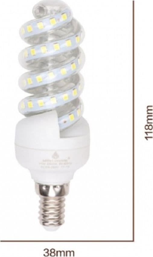 LAMPADINA LED 11 WATT E14 1045 LUMEN SPIRALE VORTICE LUCE NATURALE 4000K 91955 in Lampadine a LED Trade Shop italia - Napoli, commercioVirtuoso.it
