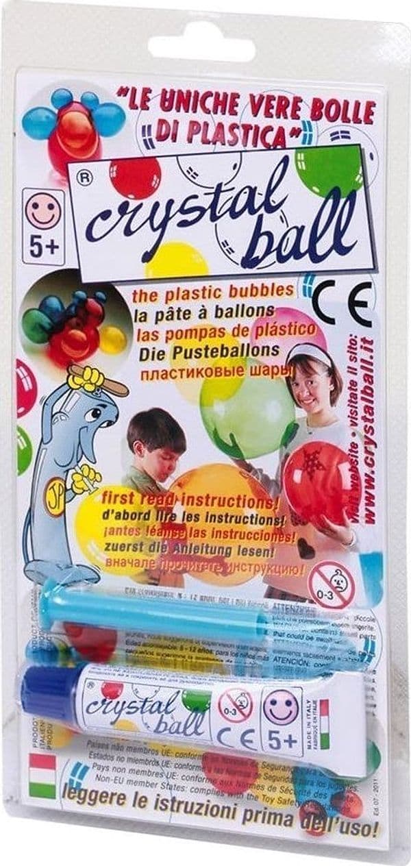 CRYSTAL BALL LE UNICHE VERE BOLLE DI PLASTICA FESTA GIOCO BAMBINI KIT PALLONCINI in Soffiatori di bolle Trade Shop italia - Napoli, commercioVirtuoso.it