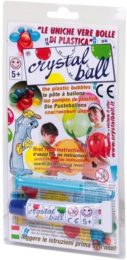 CRYSTAL BALL LE UNICHE VERE BOLLE DI PLASTICA FESTA GIOCO BAMBINI KIT PALLONCINI in Soffiatori di bolle Trade Shop italia - Napoli, commercioVirtuoso.it