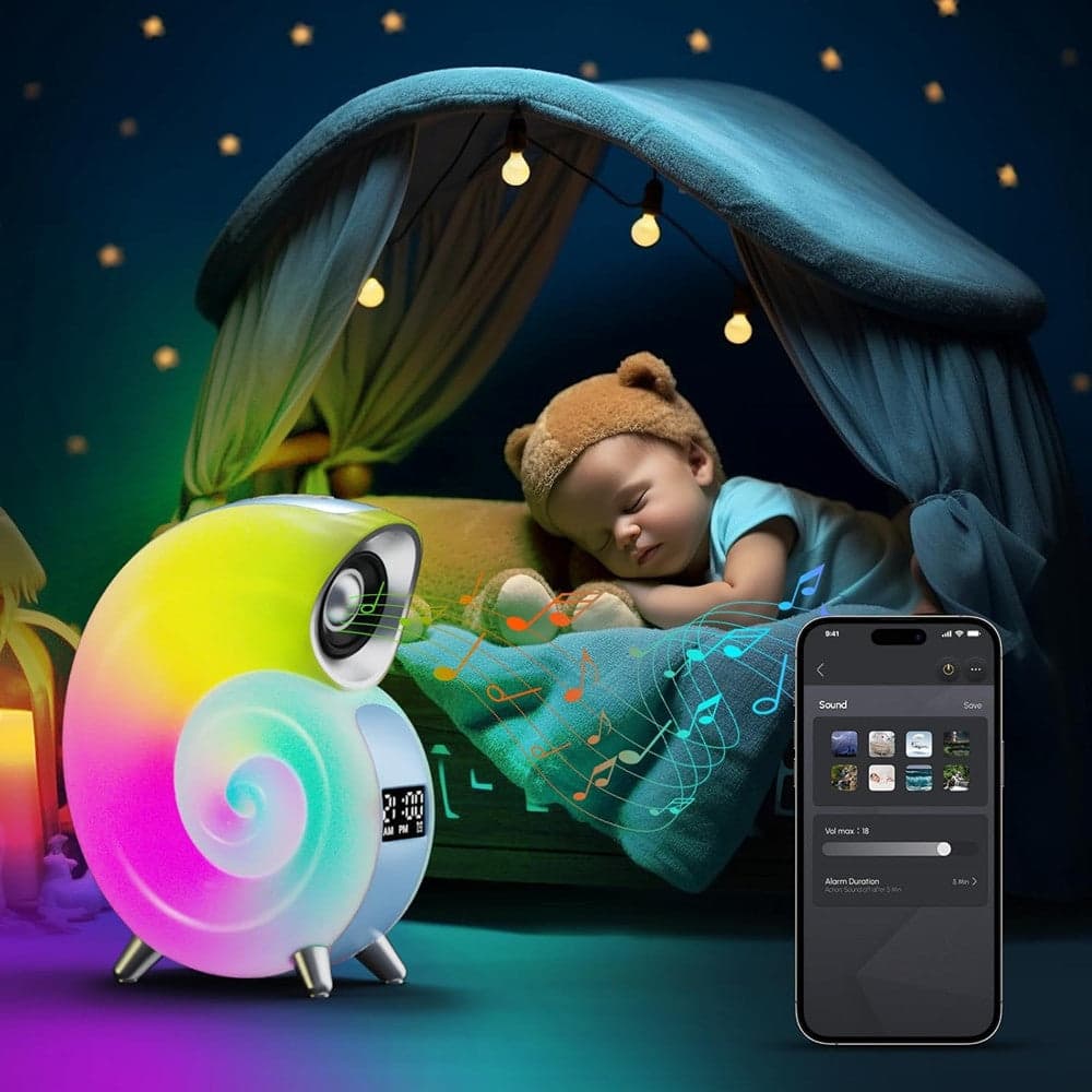 LAMPADA DA TAVOLO INTELLIGENTE SVEGLIA LUCE LED BLUETOOTH MUSICA PER ADULTI BAMBINI in Sveglie Trade Shop italia - Napoli, commercioVirtuoso.it