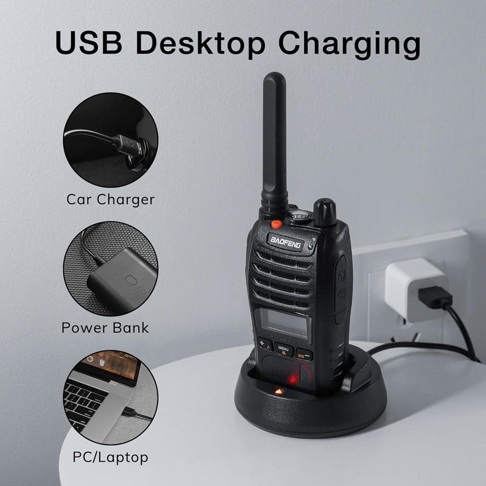 KIT DA 2PZ WALKIE-TALKIE RICARICABILE BF-88ST PRO PMR446 CON AMPIA PORTATA AURICOLARI in Ricetrasmettitori Trade Shop italia - Napoli, commercioVirtuoso.it