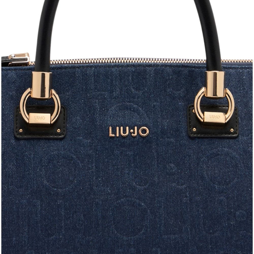 Liu Jo borsa satchel in denim AF5008D0001-94024 in Borse a spalla Prodotti di Classe - Nocera Superiore, commercioVirtuoso.it