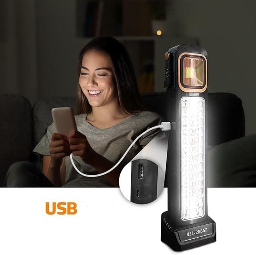 LUCE DI EMERGENZA SOLARE RICARICABILE HEL-2866T 30W LED CON TECNOLOGIA INTELLIGENTE in Faretti Trade Shop italia - Napoli, commercioVirtuoso.it