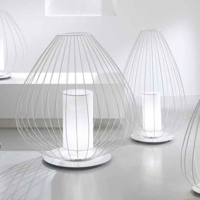 Lampada da terra/ tavolo Karman Cell (Altezza 58 cm) in Lampade da terra Brilla Luce - Sarzana, commercioVirtuoso.it