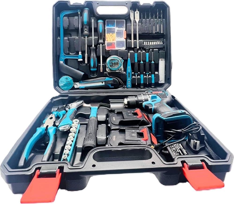 SET TRAPANO ELETTRICO AVVITATORE A BATTERIA 2 VELOCITÀ PUNTE BORSA ATTREZZI 2 BATTERIE in Trapani avvitatori Trade Shop italia - Napoli, commercioVirtuoso.it