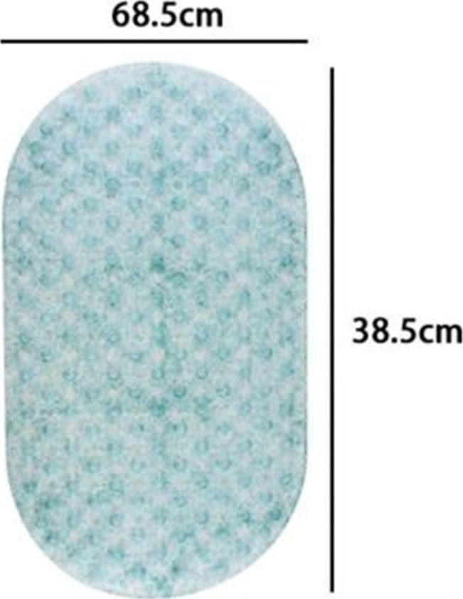 TAPPETO ANTISCIVOLO TAPPETINO PER VASCA BAGNO DOCCIA 38.5X68.5CM OVALE COLORATO 87559 in Tappetini Trade Shop italia - Napoli, commercioVirtuoso.it