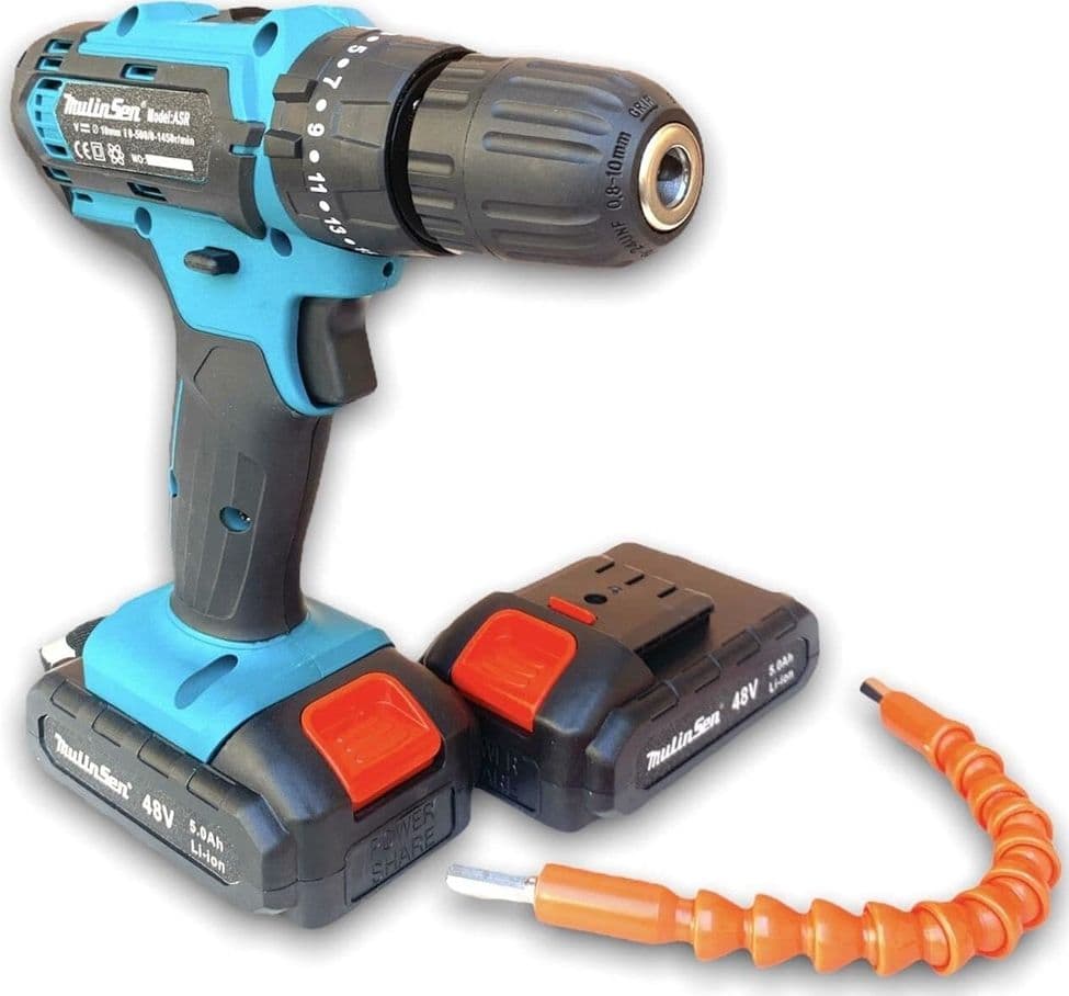 TRAPANO AVVITATORE A BATTERIA A PERCUSSIONE DA 48V MANDRINO AUTOSERRANTE LUCE LED in Trapani avvitatori Trade Shop italia - Napoli, commercioVirtuoso.it