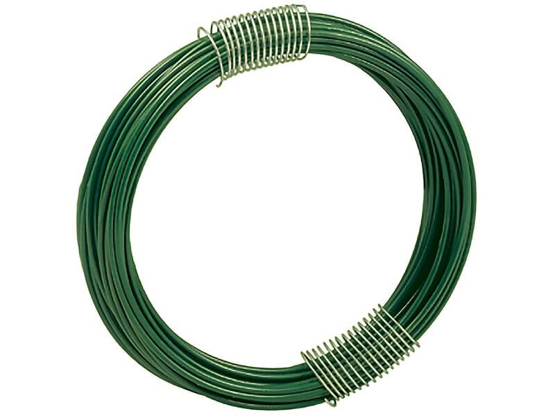 Matassina filo di ferro plastificato verde per legature vigneti e recinzione metallica in Reti protettive La Zappa - Altamura, commercioVirtuoso.it