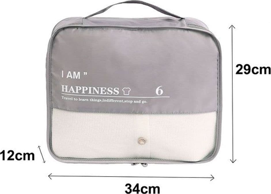ORGANIZER VIAGGIO CASA IMPERMEABILE BORSA ORGANIZZATORE VALIGIA GRIGIO 34X29X12CM 87712 in Organizer per valigie Trade Shop italia - Napoli, commercioVirtuoso.it