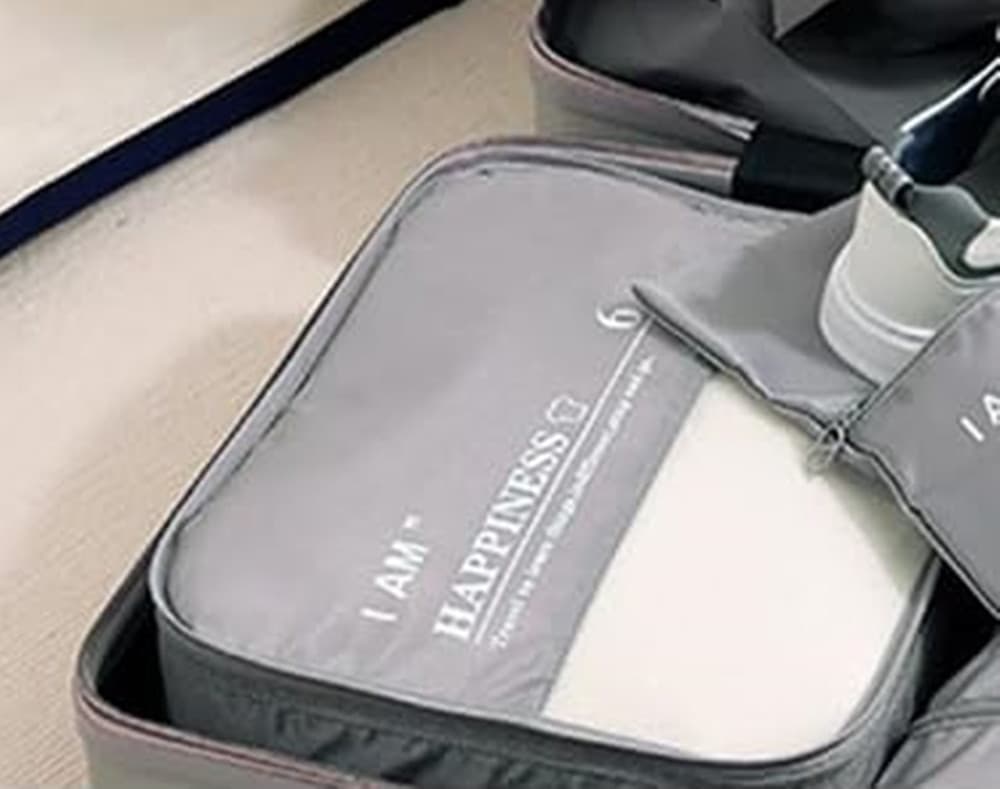 ORGANIZER VIAGGIO CASA IMPERMEABILE BORSA ORGANIZZATORE VALIGIA GRIGIO 34X29X12CM 87712 in Organizer per valigie Trade Shop italia - Napoli, commercioVirtuoso.it