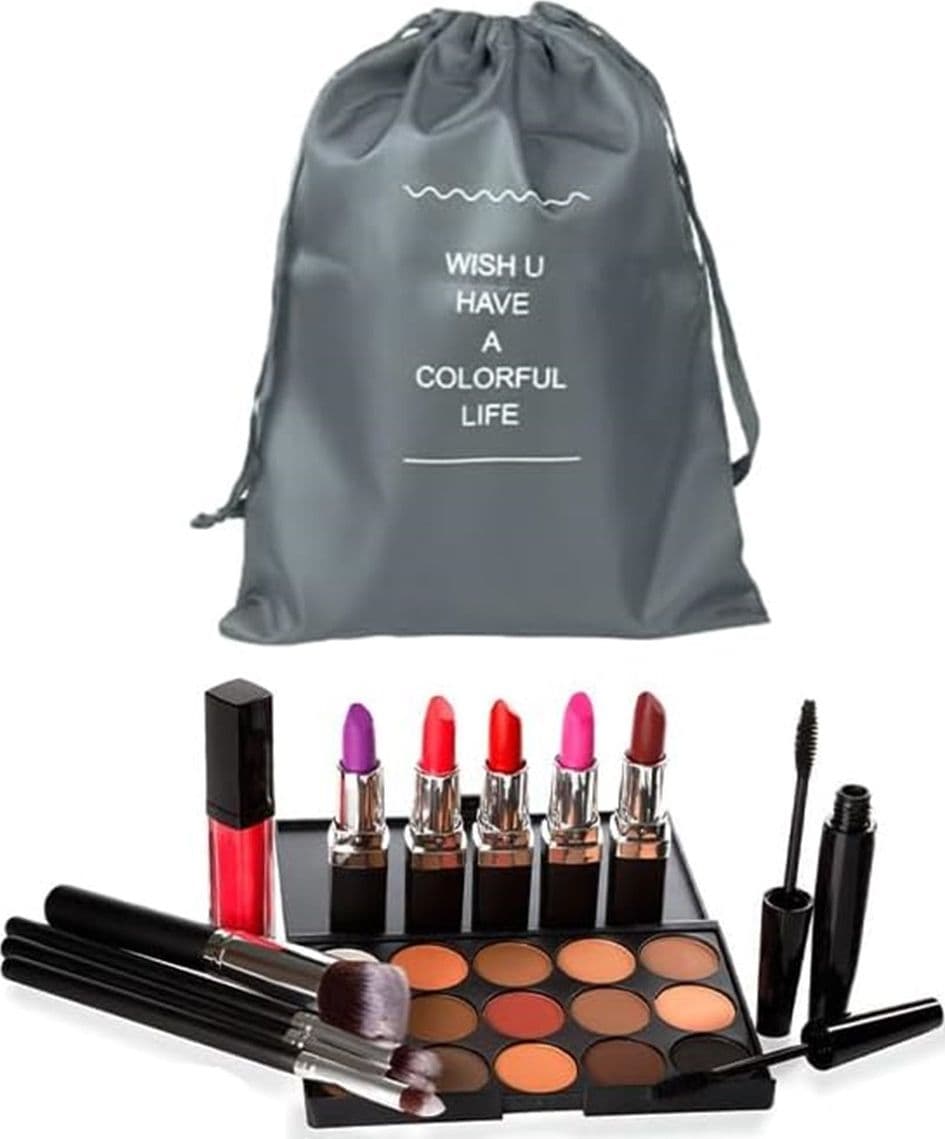ORGANIZER DA VIAGGIO ORGANIZZA VALIGIA BAGAGLI BORSA CON COULISSE 36X27CM GRIGIA 87715 in Organizer per valigie Trade Shop italia - Napoli, commercioVirtuoso.it