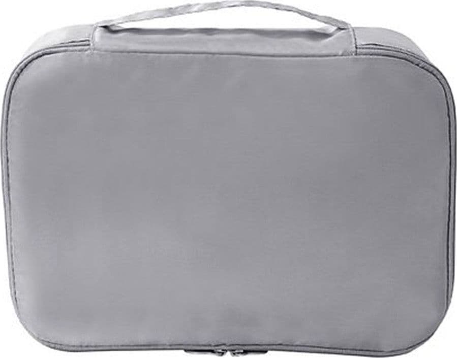 ORGANIZER VIAGGIO ORGANIZZA VALIGIA BAGAGLI BORSA PER INTIMO 26X15X9CM GRIGIA 87717
