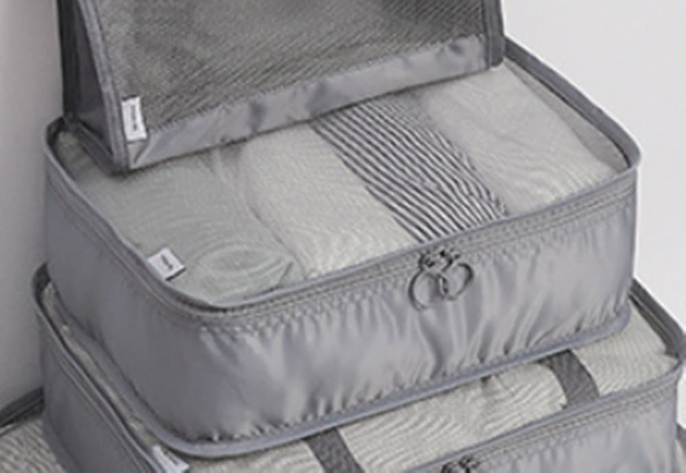 ORGANIZER VIAGGIO ORGANIZZA VALIGIA BAGAGLI BORSA PER VESTITI 30X20X12CM GRIGIA 87718 in Organizer per valigie Trade Shop italia - Napoli, commercioVirtuoso.it