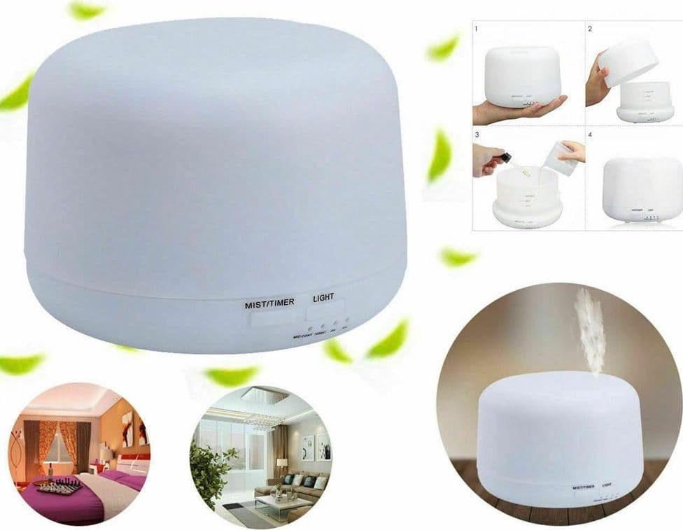 DIFFUSORE AROMI 300ML UMIDIFICATORE LAMPADA FRAGRANZA CON TELECOMANDO PROFUMATORE in Bruciatori per oli essenziali Trade Shop italia - Napoli, commercioVirtuoso.it
