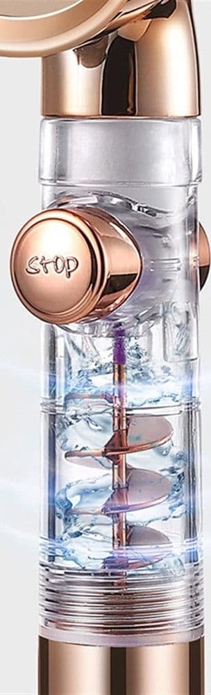DOCCETTA CON PULSANTE STOP MULTIGETTO DOCCIA BAGNO SOFFIONE VENTOLA A SPIRALE 87533 in Telefoni doccia Trade Shop italia - Napoli, commercioVirtuoso.it
